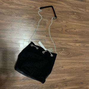 White House Black Market Velvet Crossbody Bag NWT